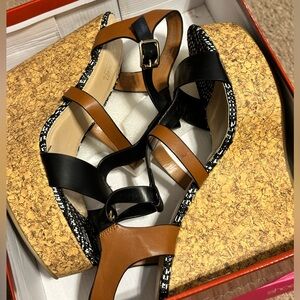 Multi Color Wedge Heel